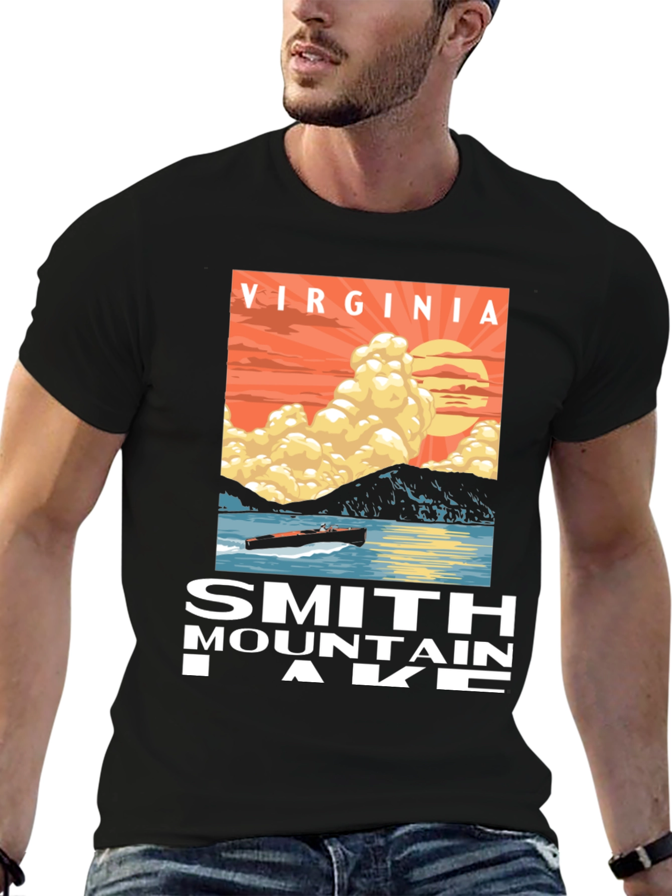 Virginia Smith Mountain Lake T-Shirt