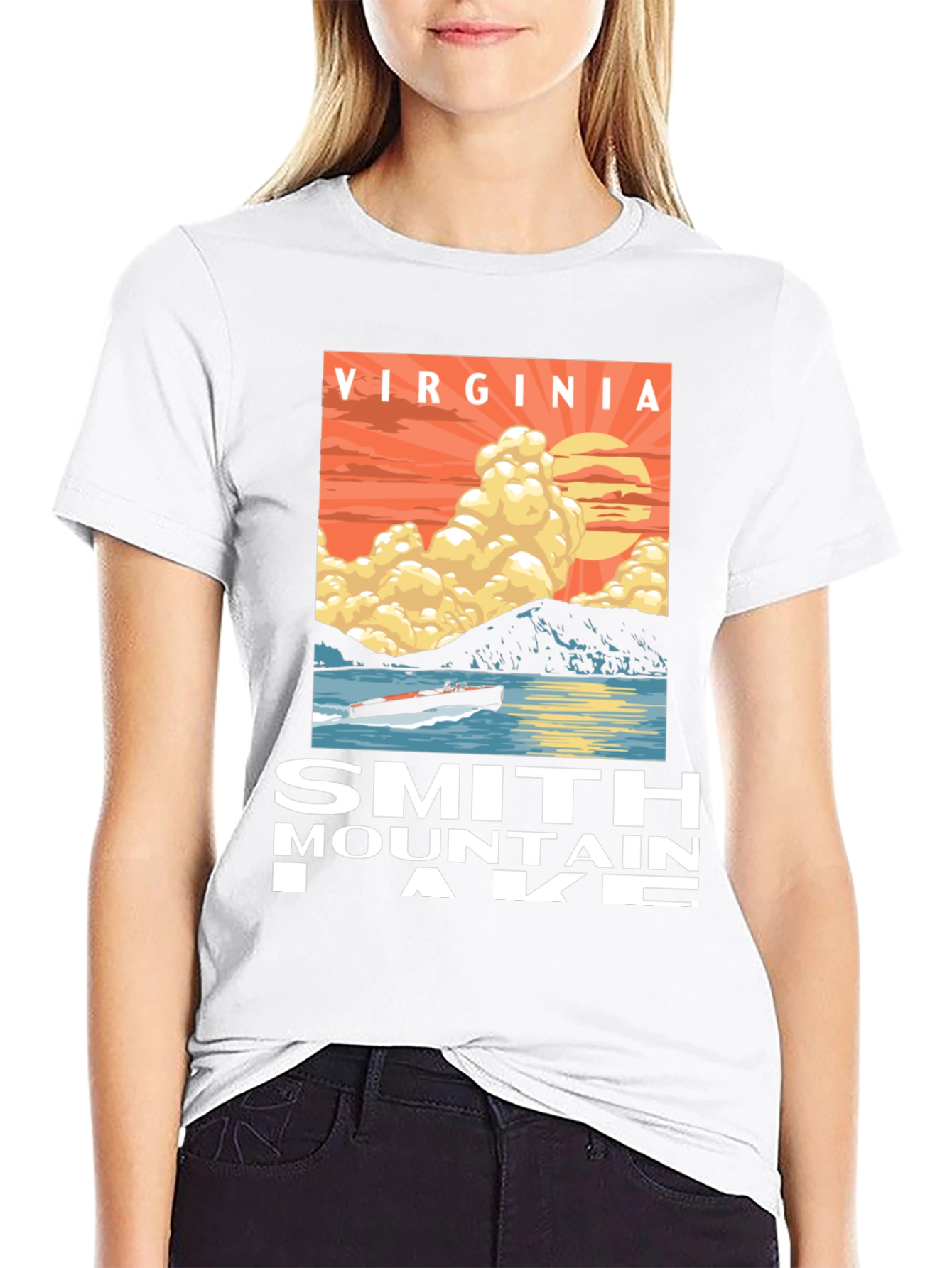 Virginia Smith Mountain Lake T-Shirt