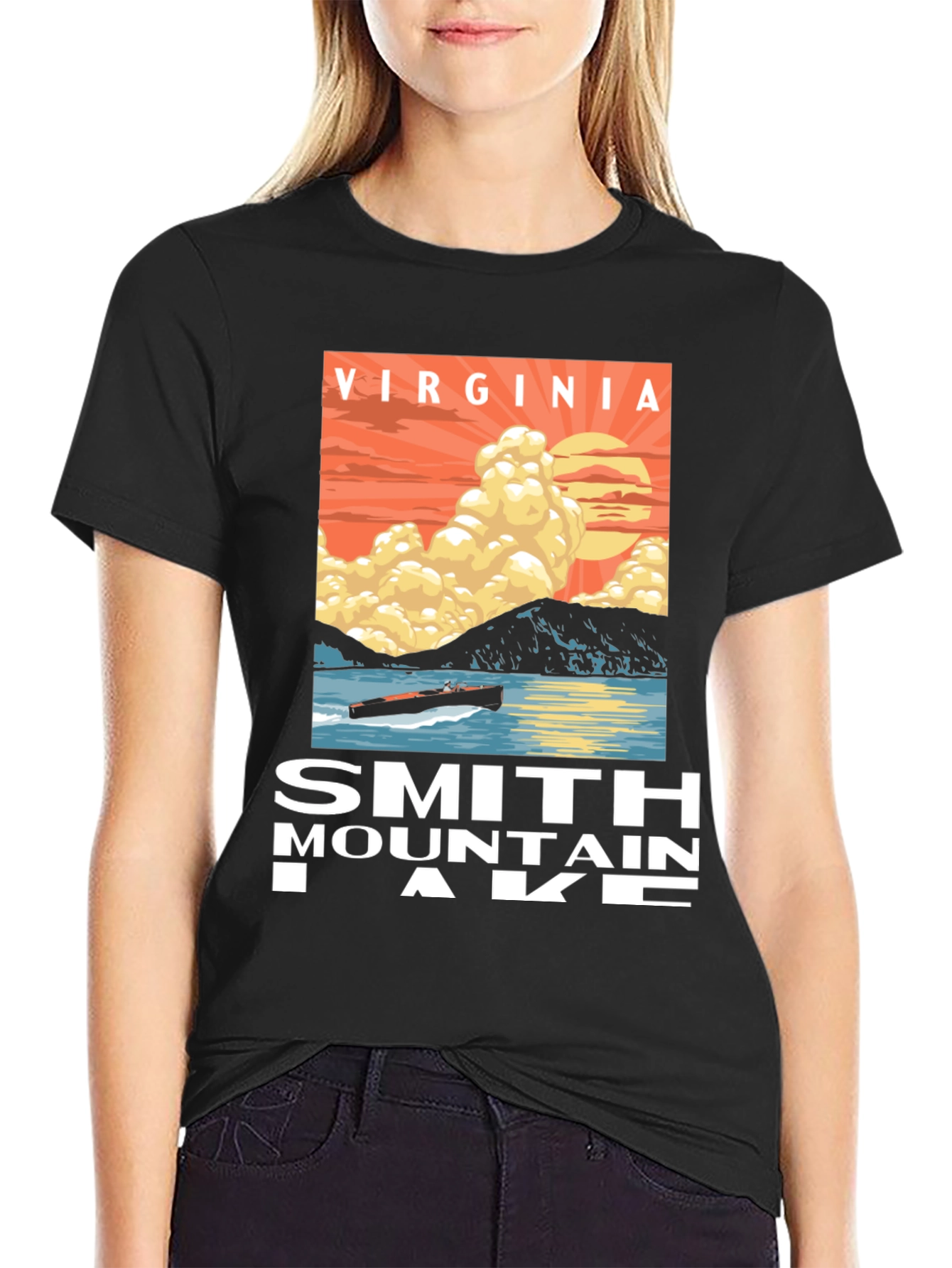 Virginia Smith Mountain Lake T-Shirt
