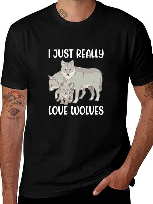 I Just Really Love Wolves T-Shirt