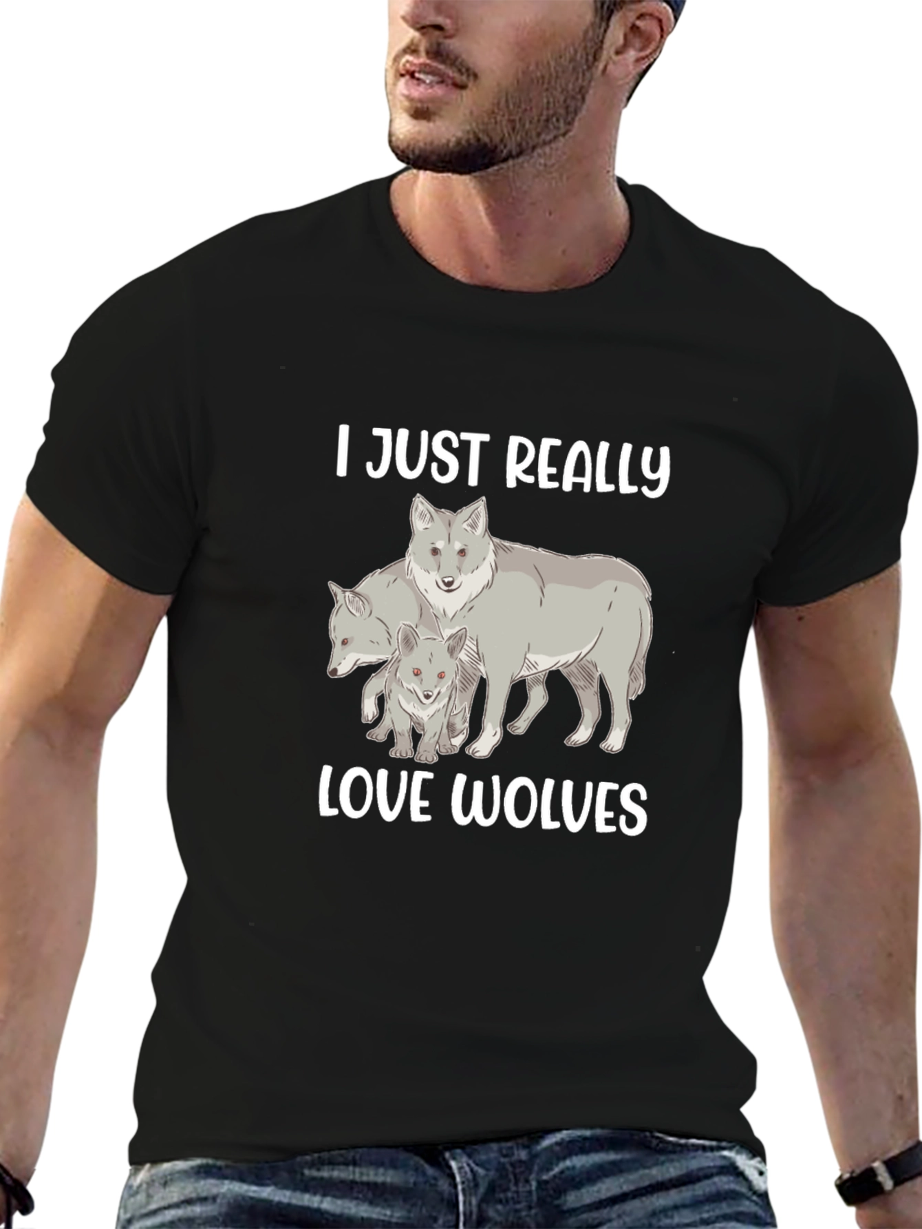 I Just Really Love Wolves T-Shirt