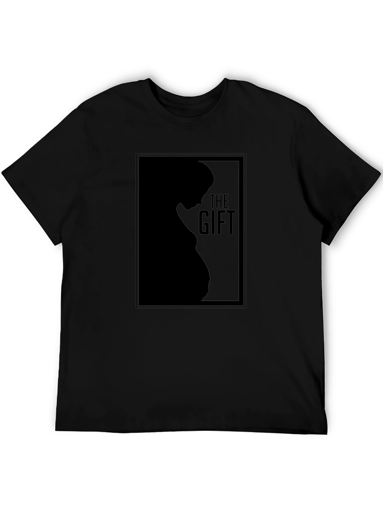 The Gift Pregnancy Silhouette T-Shirt - Black