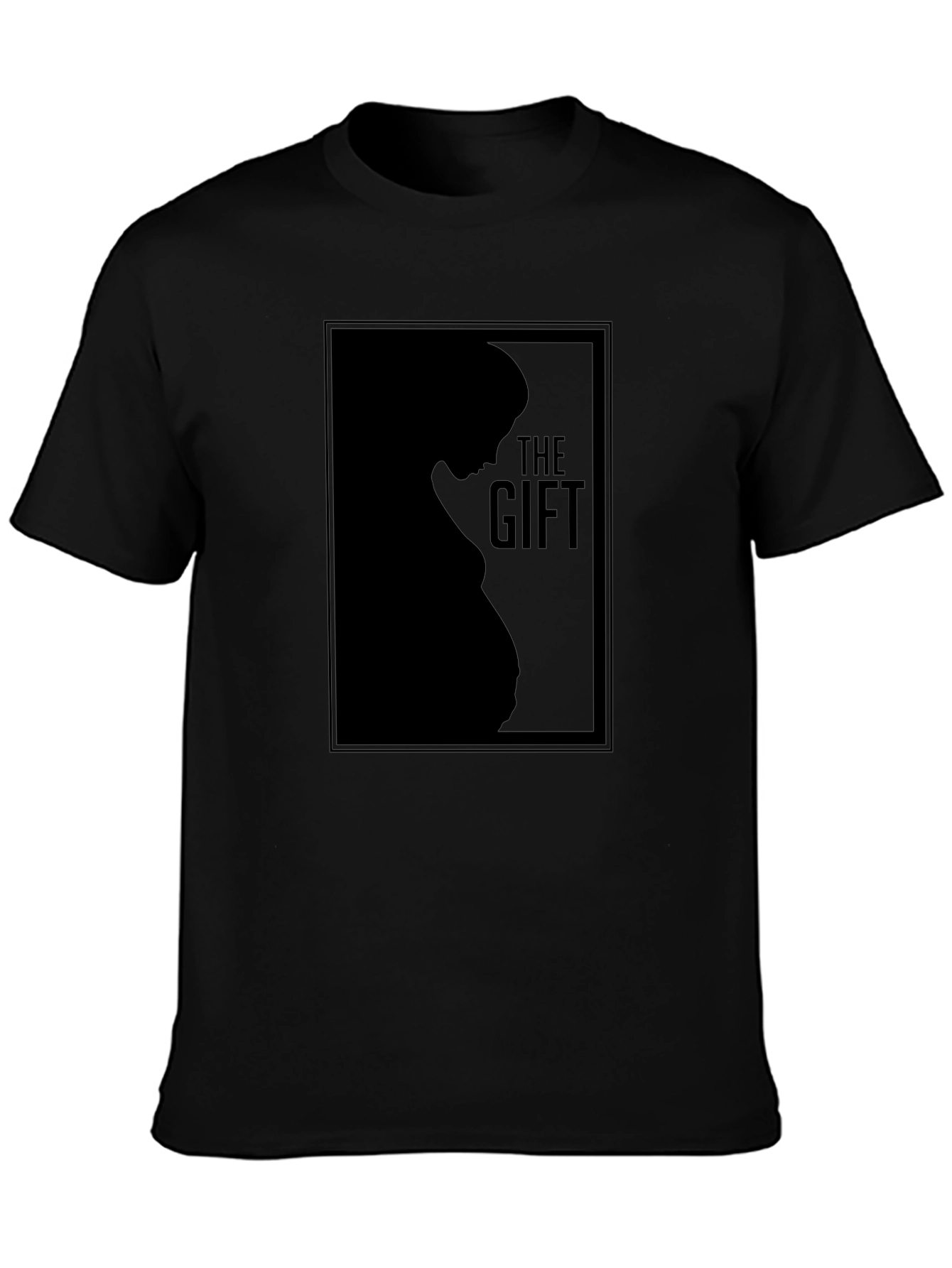 The Gift Pregnancy Silhouette T-Shirt - Black
