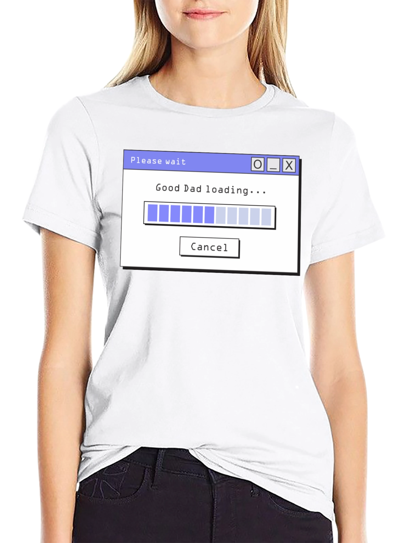 Good Dad Loading T-Shirt Funny Fathers Day Gift Tee