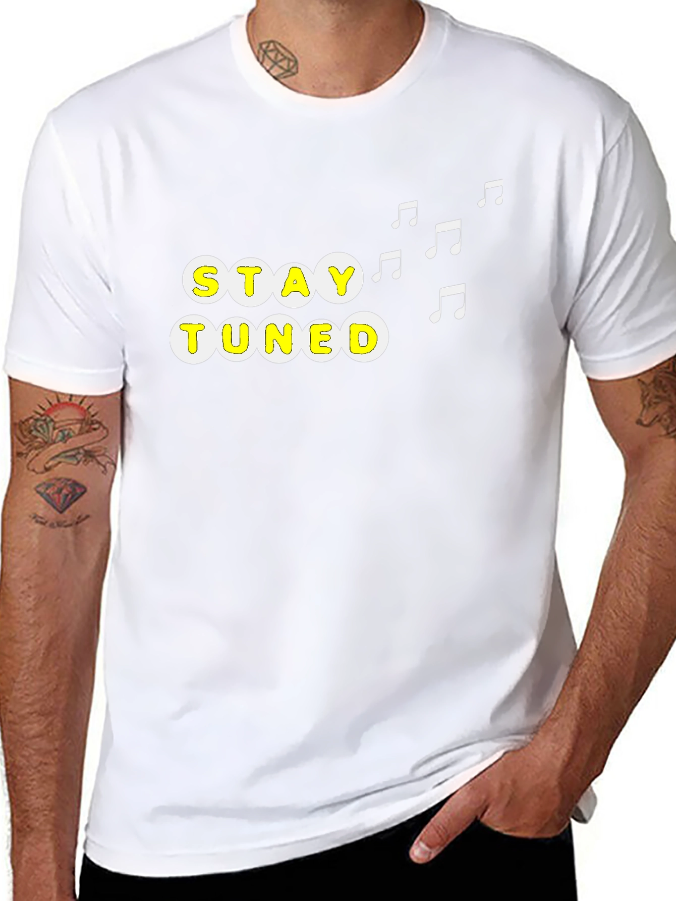 Stay Tuned Graphic Tee - Music Lover Shirt