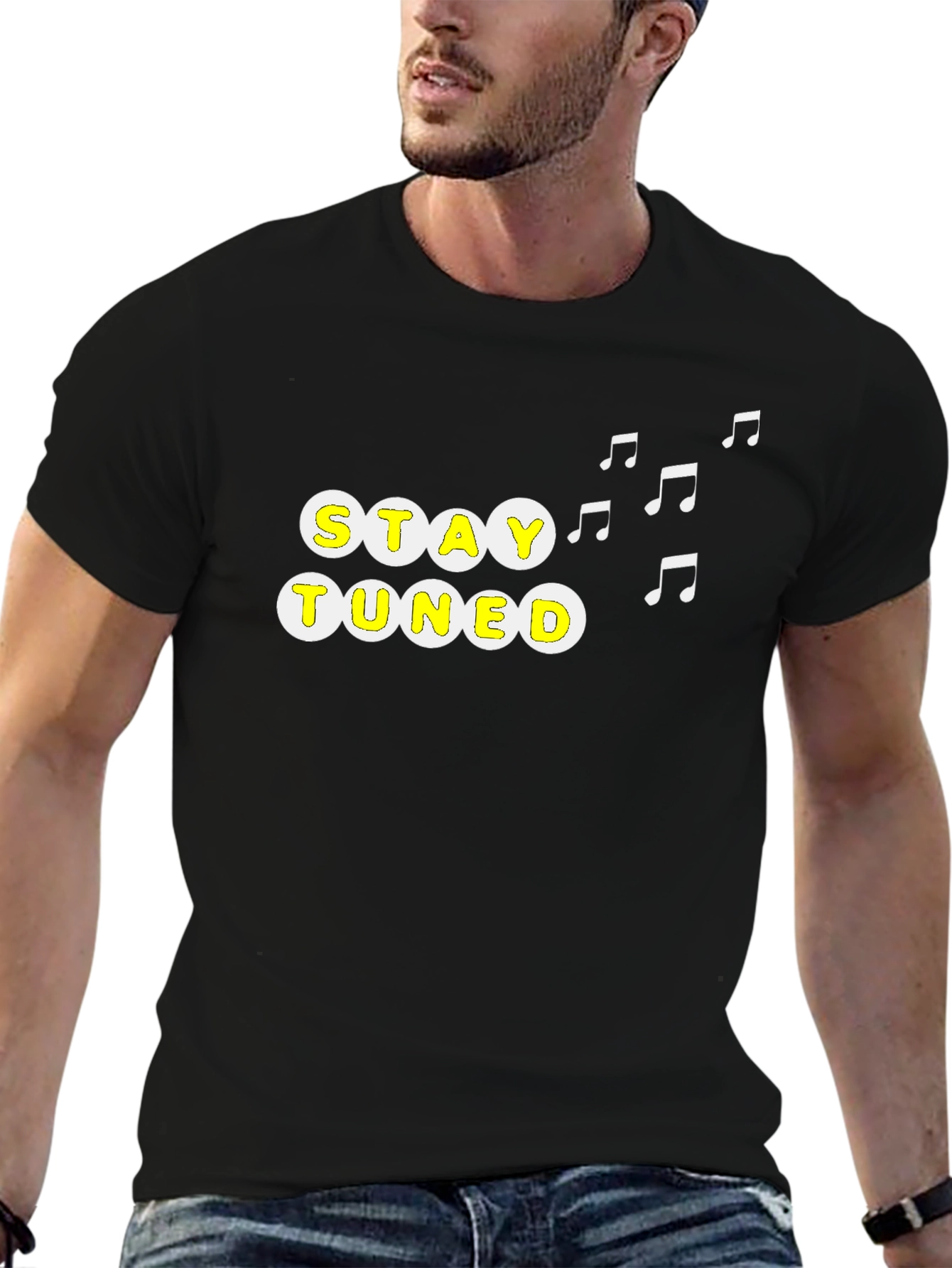 Stay Tuned Graphic Tee - Music Lover Shirt