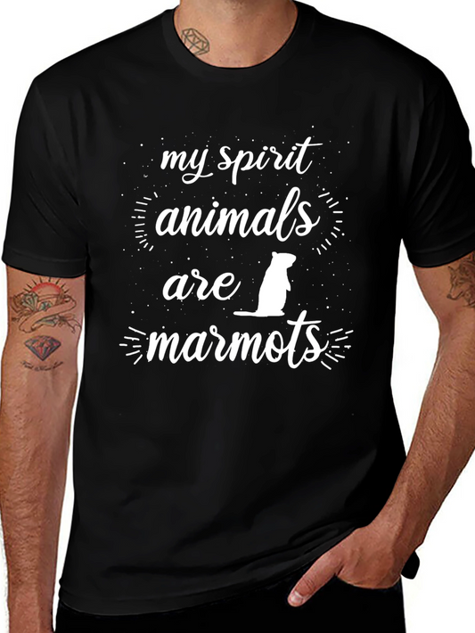 My Spirit Animals Are Marmots T-Shirt