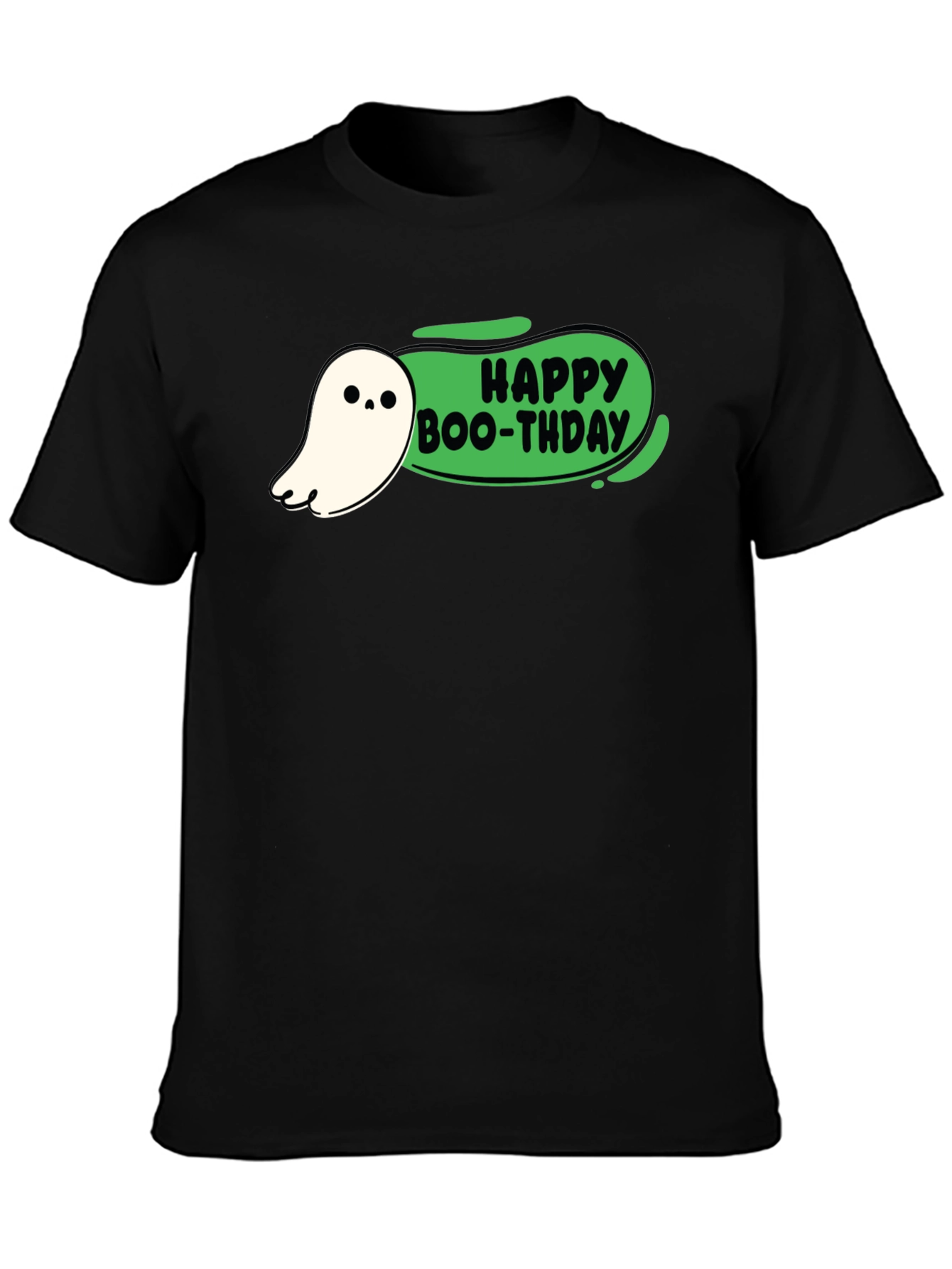 Happy Boo-thday Black T-Shirt