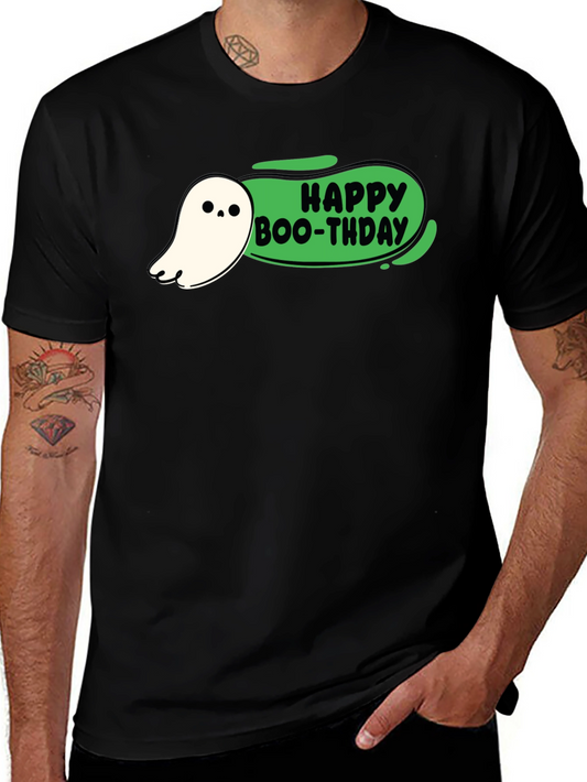 Happy Boo-thday Black T-Shirt
