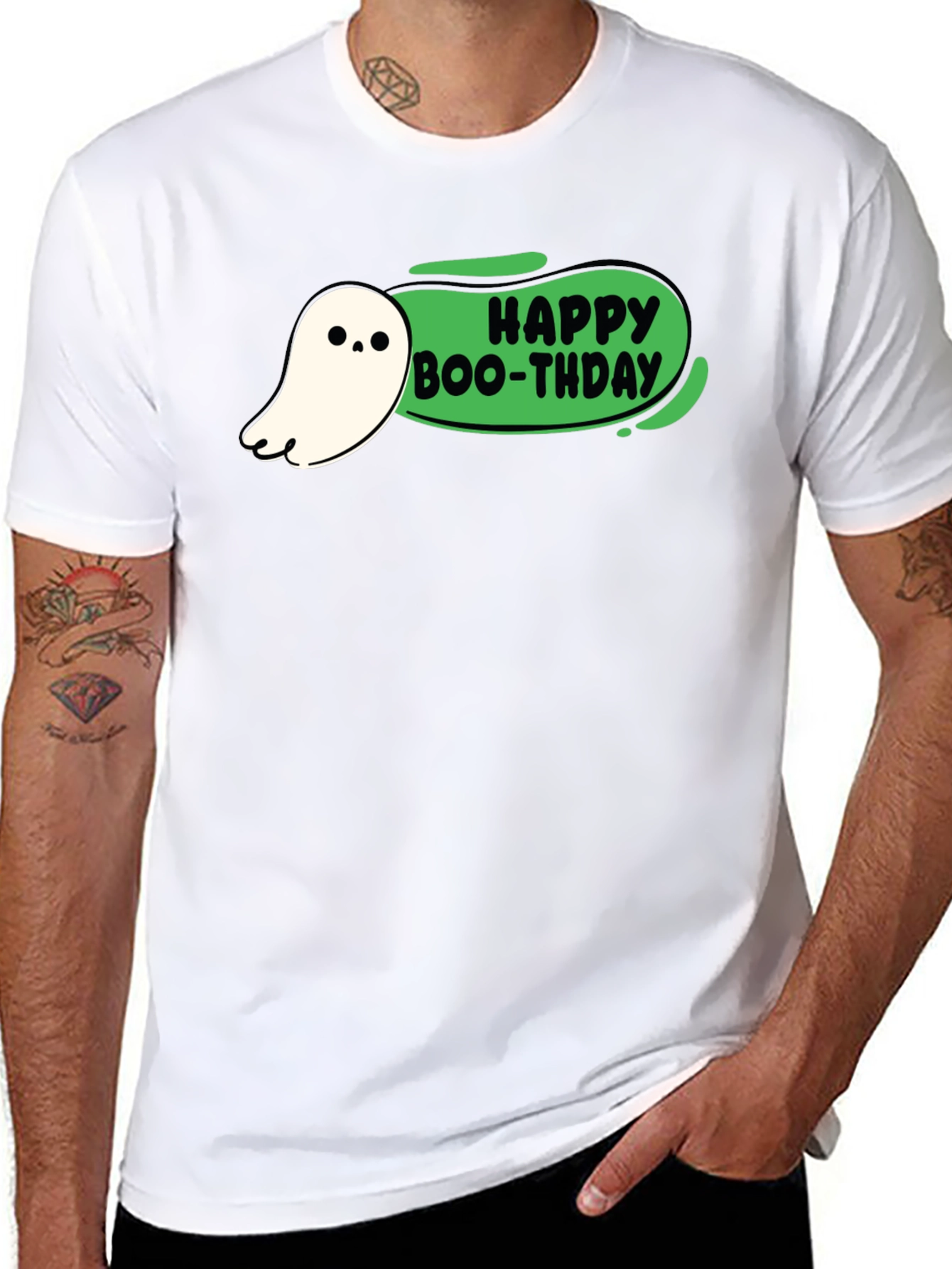 Happy Boo-thday Black T-Shirt