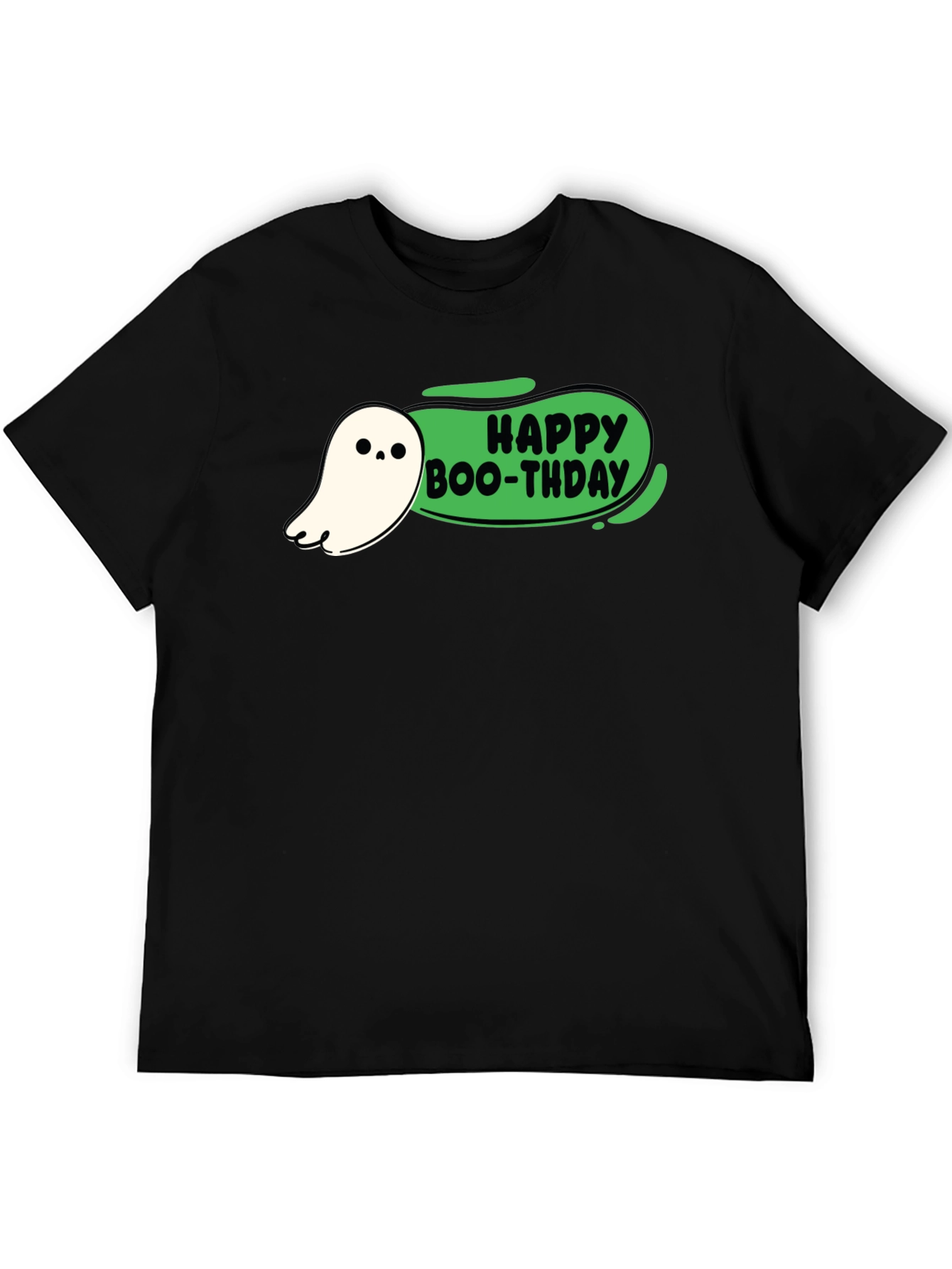 Happy Boo-thday Black T-Shirt