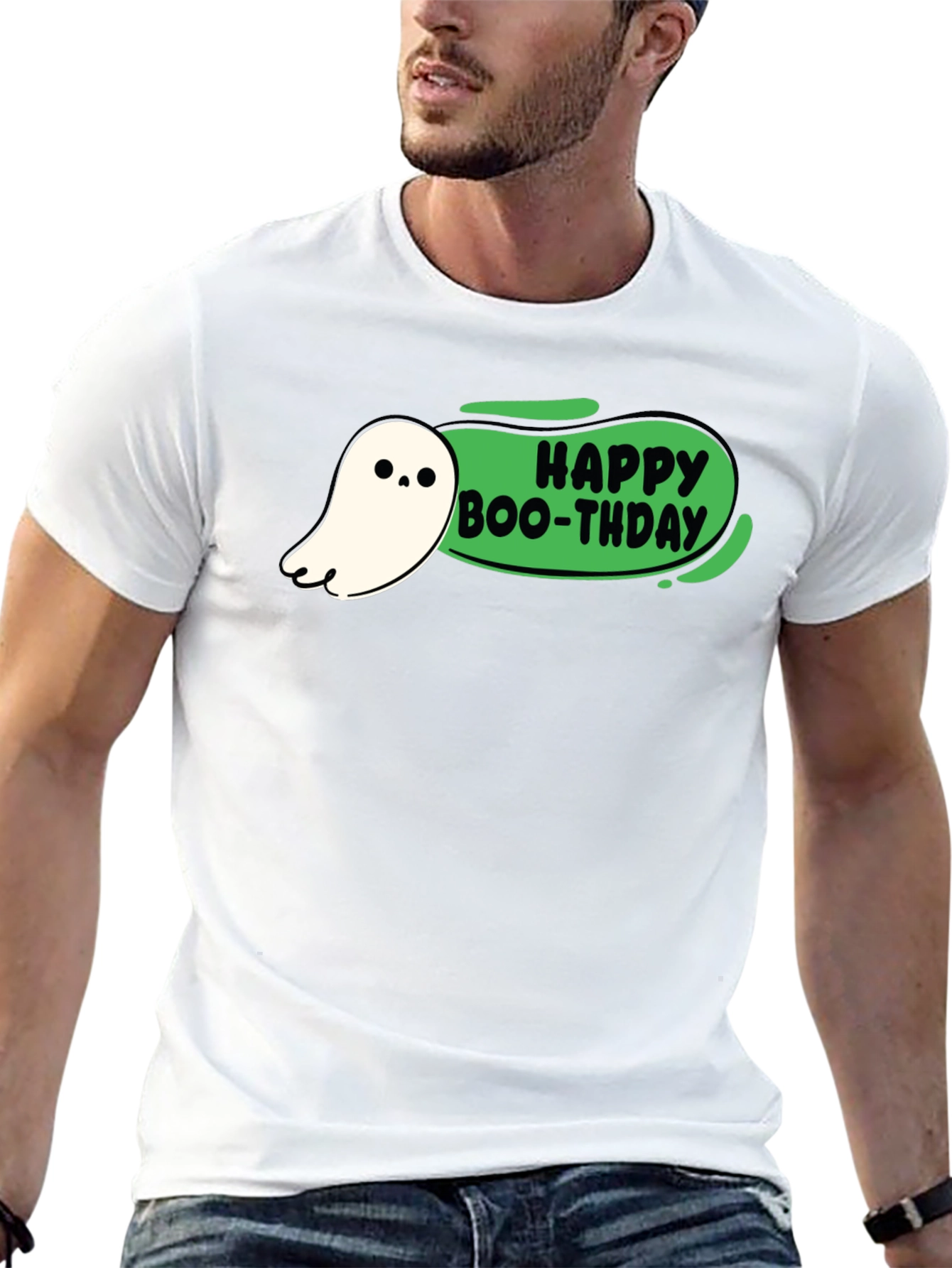 Happy Boo-thday Black T-Shirt
