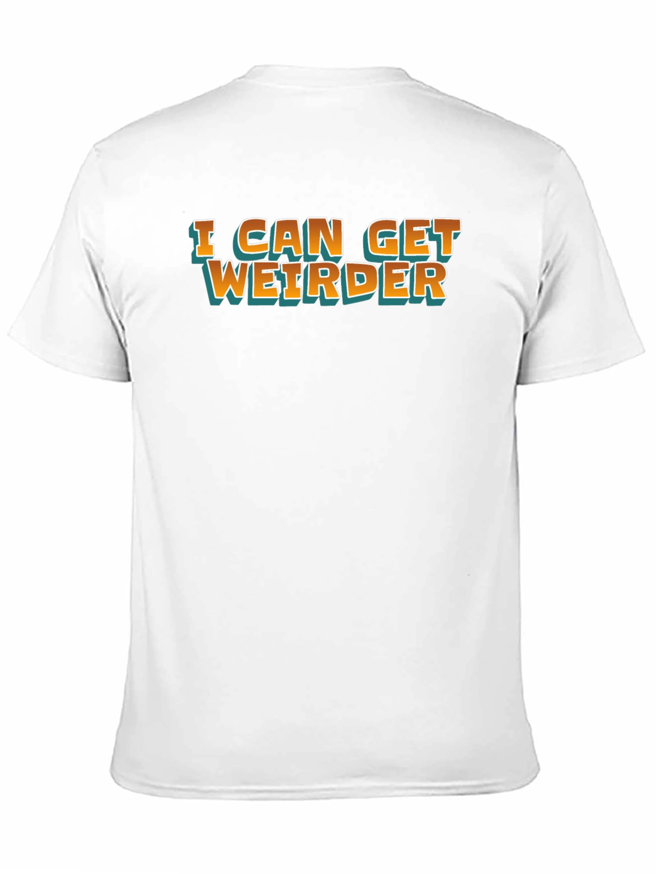 I Can Get Weirder Black Graphic Tee