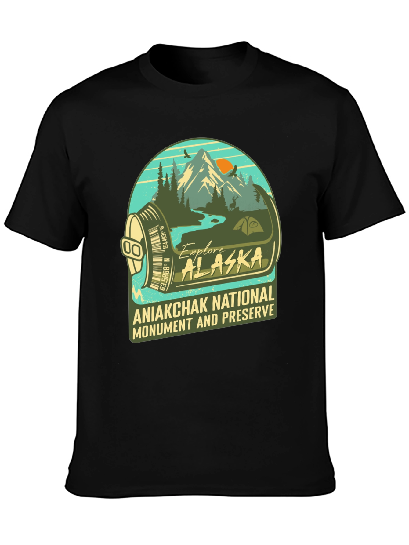 Aniakchak National Park Explore Alaska Graphic Tee