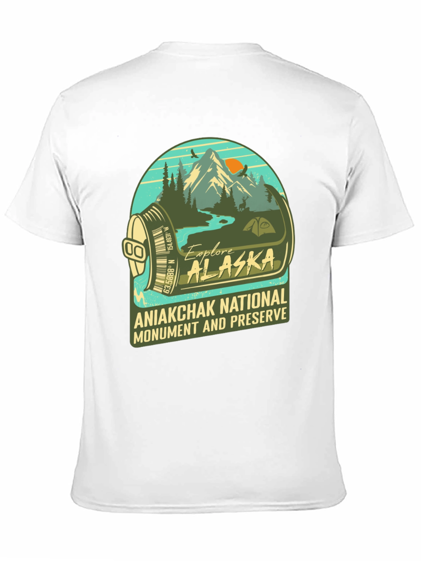 Aniakchak National Park Explore Alaska Graphic Tee