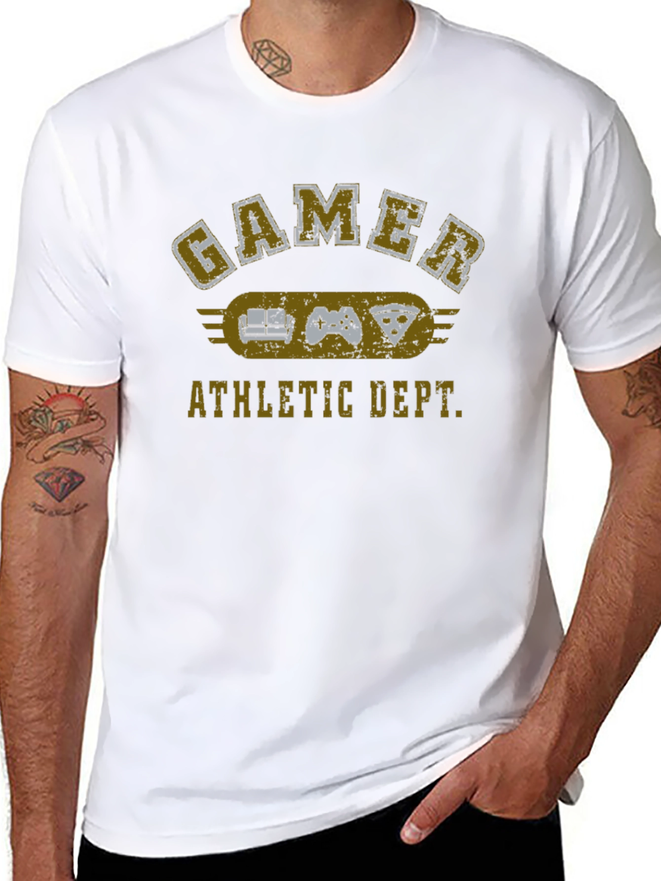 Gamer Athletic Dept. Graphic Tee - Black