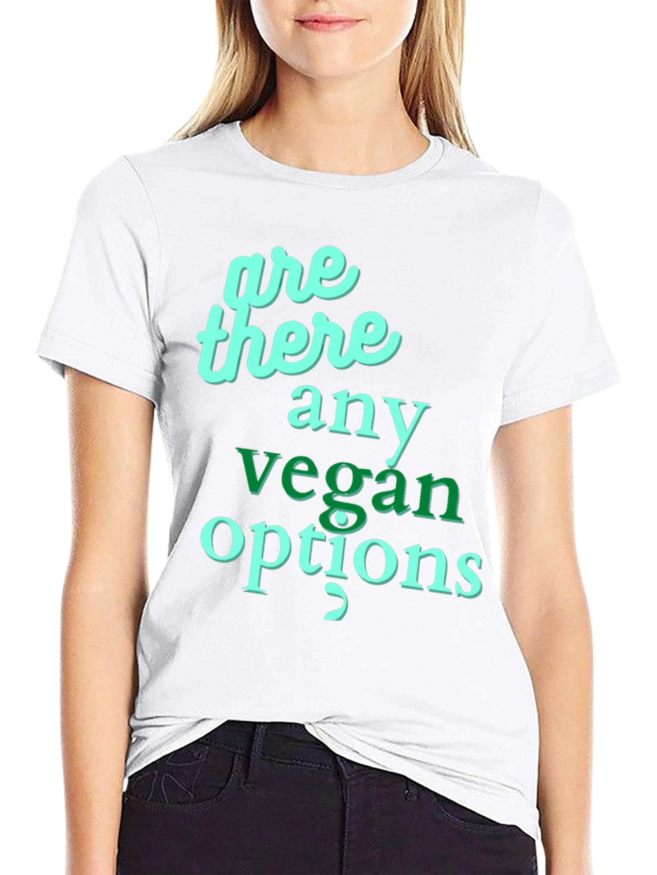 Vegan Options Graphic Tee - Unisex Crew Neck T-Shirt