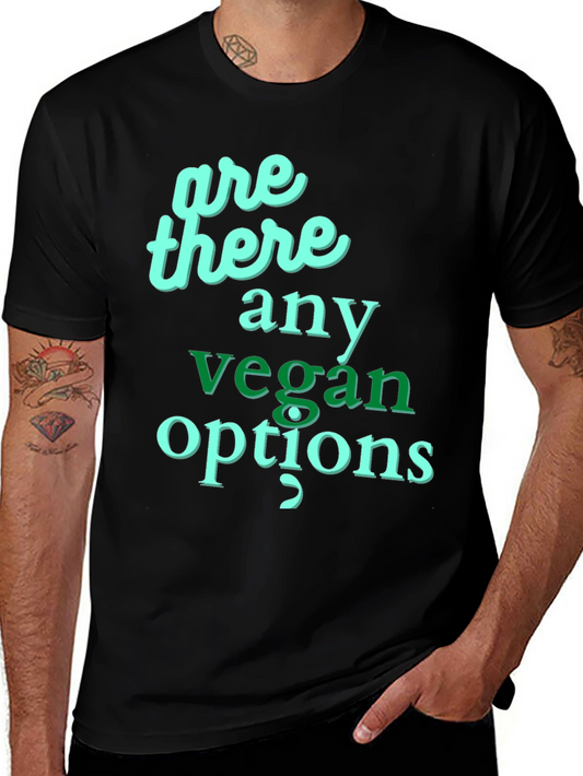 Vegan Options Graphic Tee - Unisex Crew Neck T-Shirt