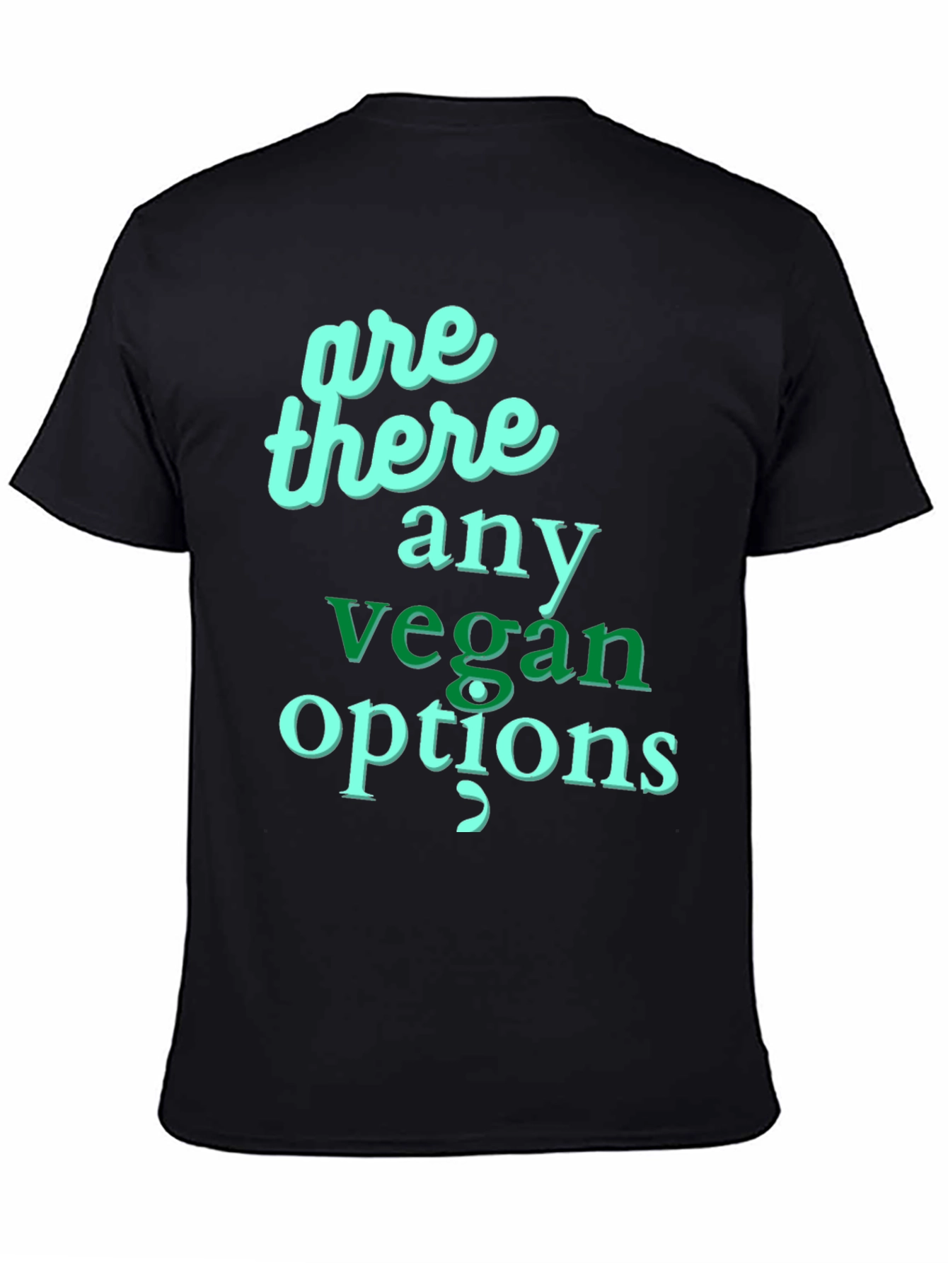 Vegan Options Graphic Tee - Unisex Crew Neck T-Shirt