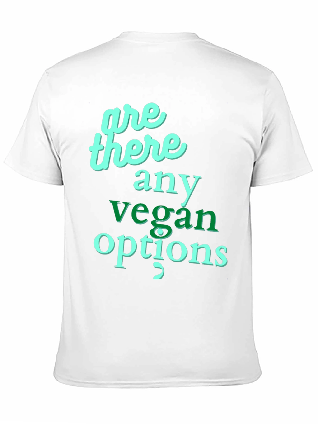 Vegan Options Graphic Tee - Unisex Crew Neck T-Shirt