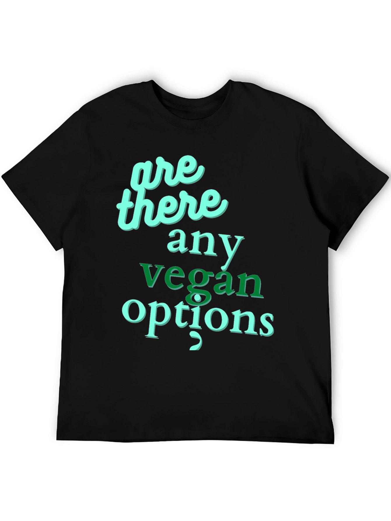Vegan Options Graphic Tee - Unisex Crew Neck T-Shirt