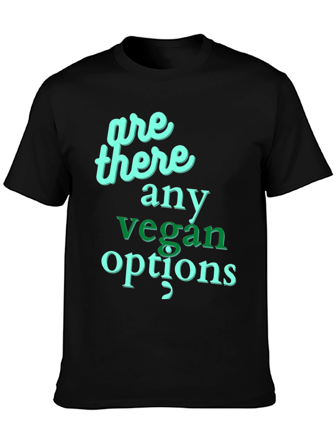 Vegan Options Graphic Tee - Unisex Crew Neck T-Shirt