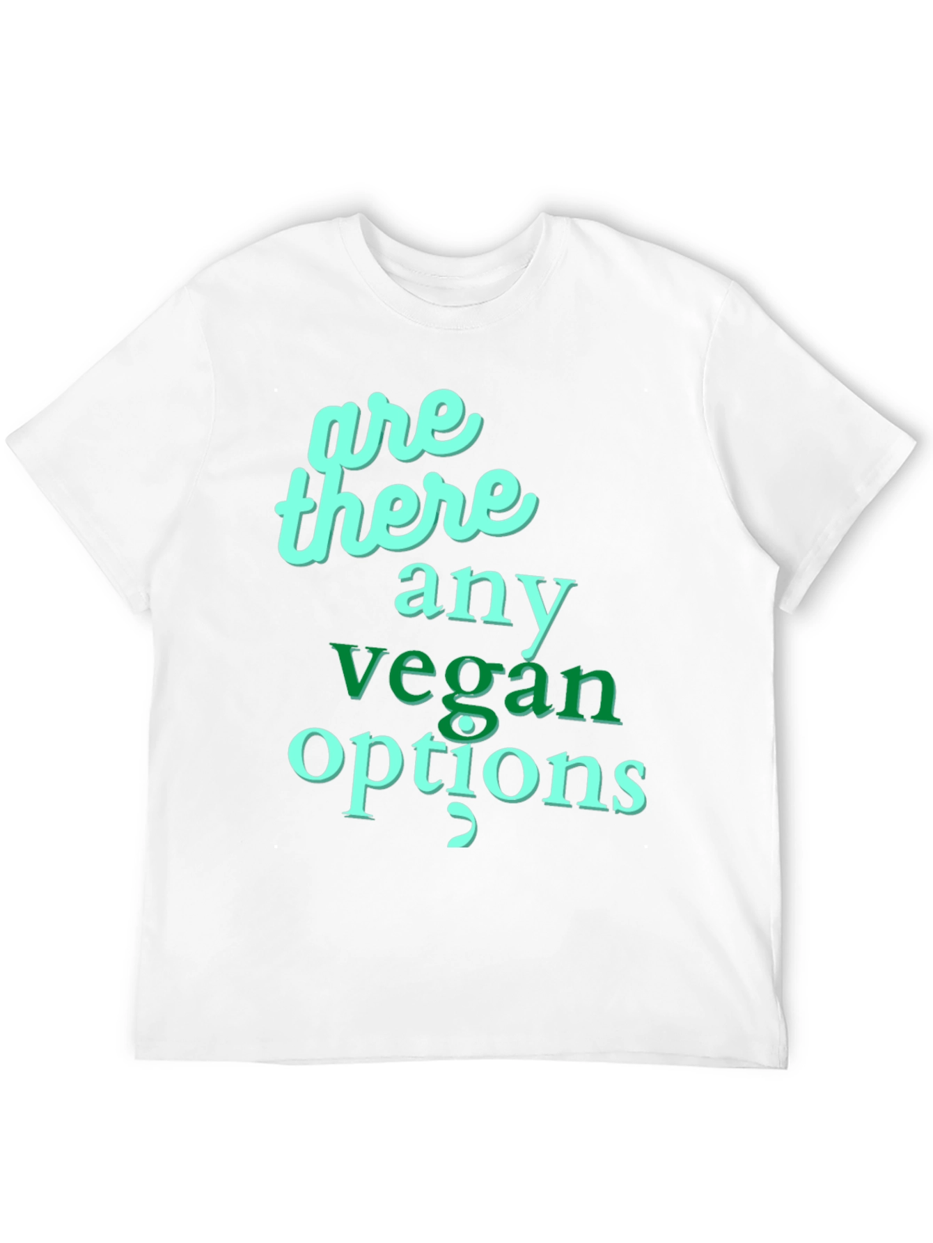 Vegan Options Graphic Tee - Unisex Crew Neck T-Shirt