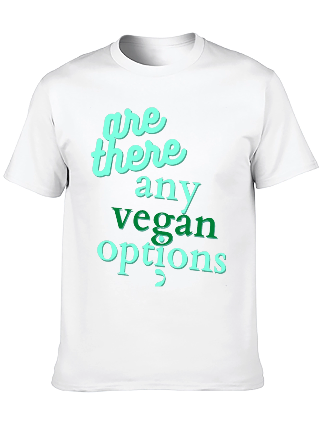 Vegan Options Graphic Tee - Unisex Crew Neck T-Shirt