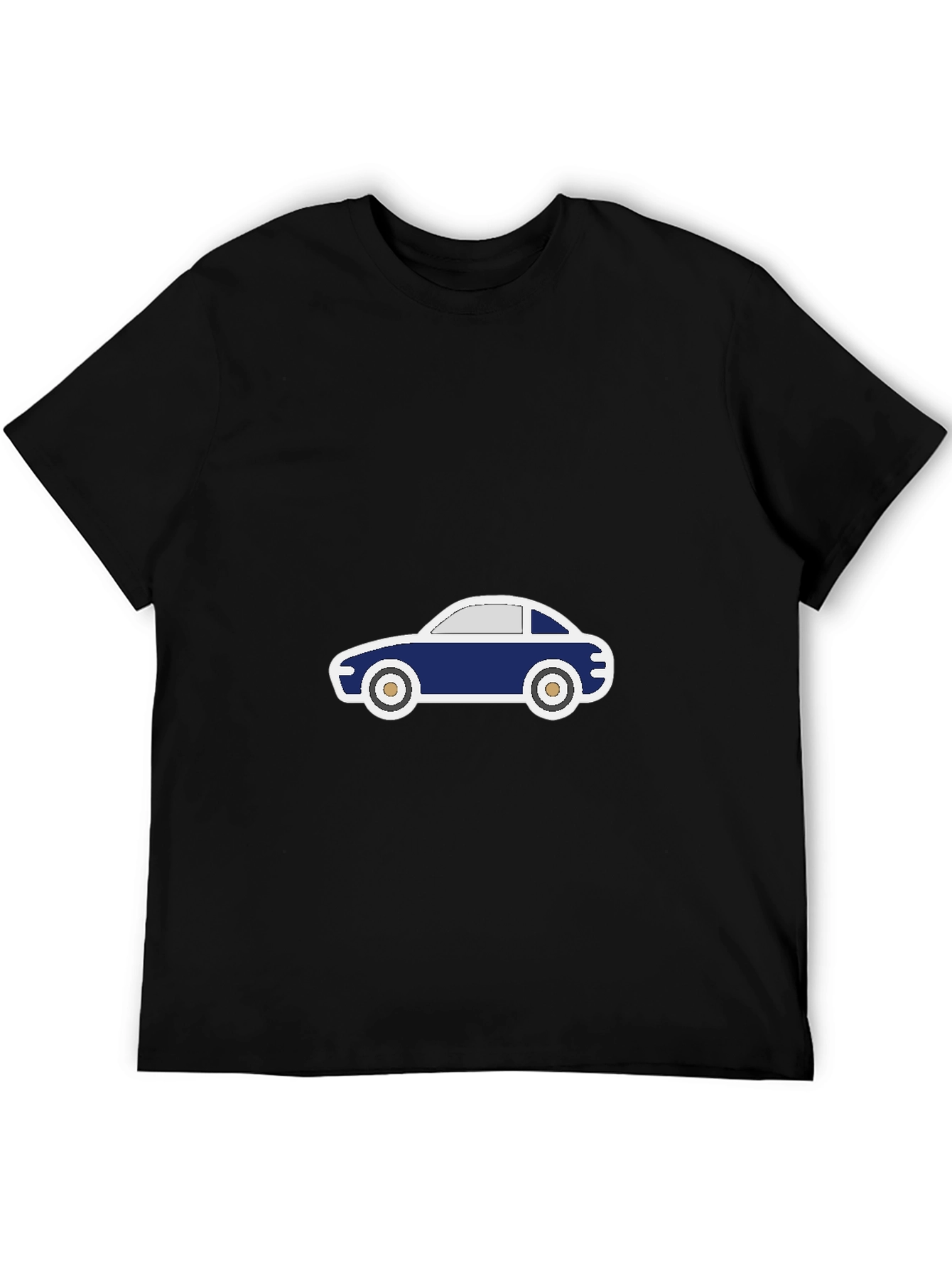 Cool Car Graphic Tee - Mens Black T-Shirt