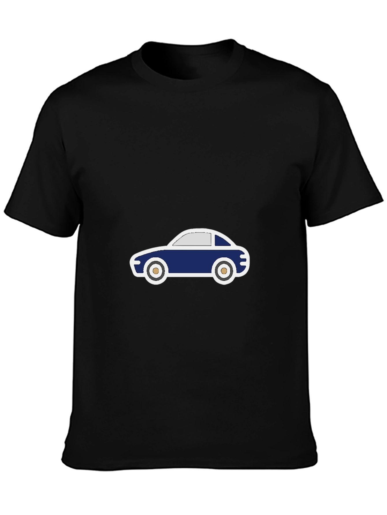 Cool Car Graphic Tee - Mens Black T-Shirt