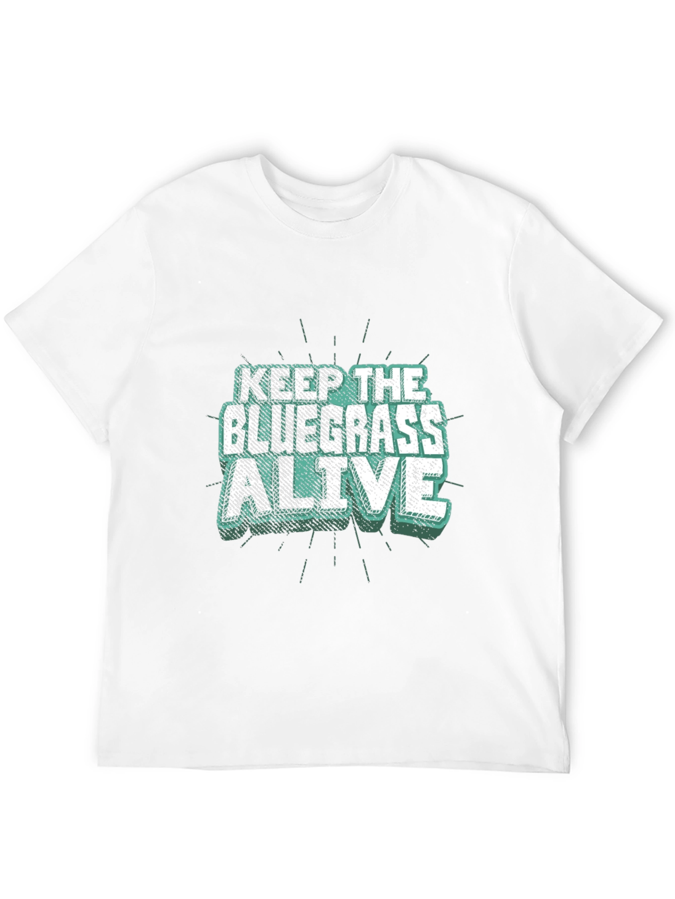 Keep The Bluegrass Alive Black T-Shirt