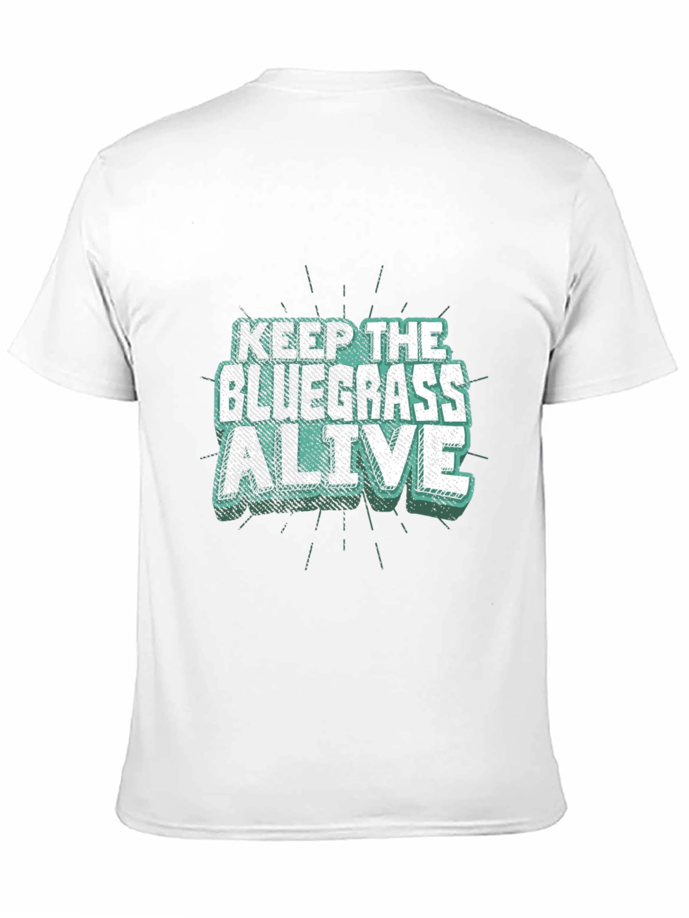 Keep The Bluegrass Alive Black T-Shirt