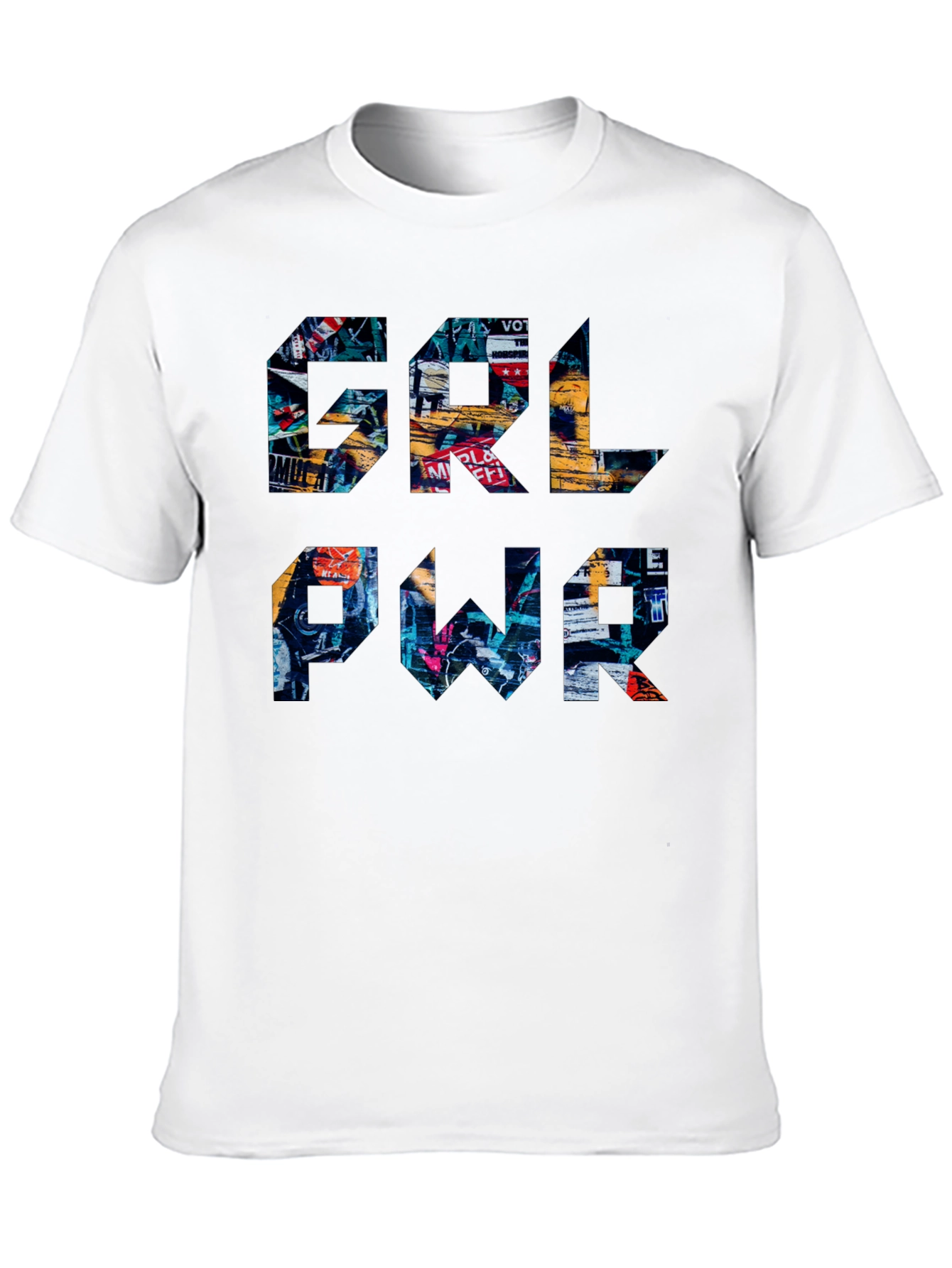 GRL PWR Graphic Print T-Shirt