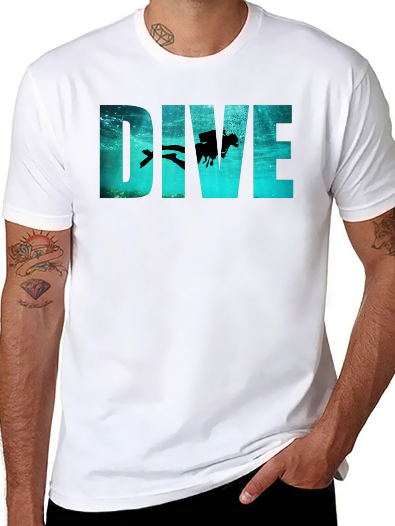Dive T-Shirt - Underwater Scuba Design