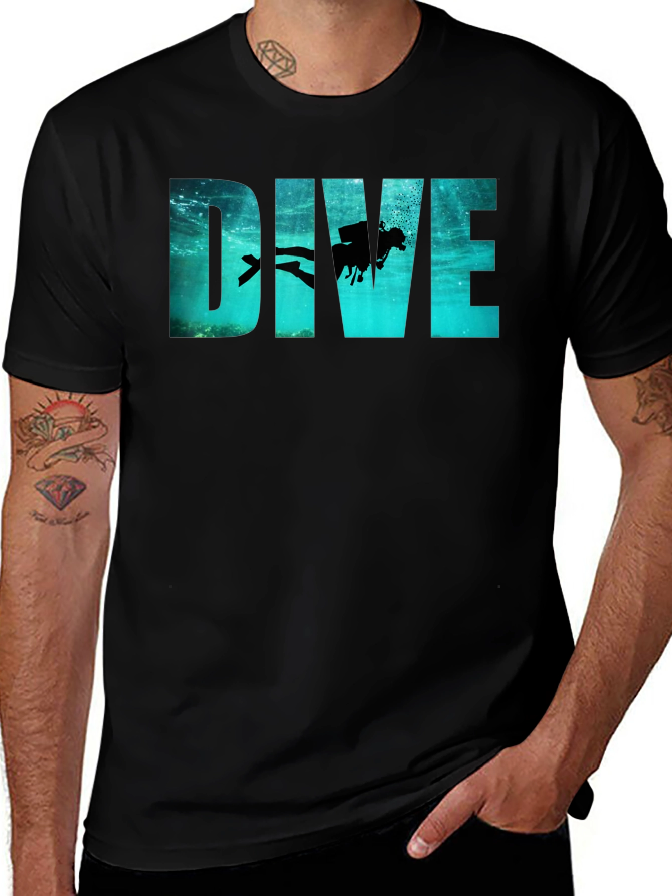 Dive T-Shirt - Underwater Scuba Design