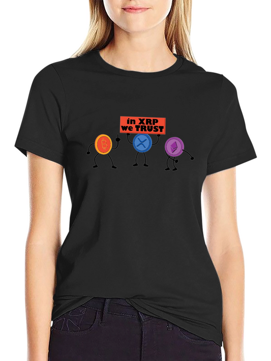 XRP Trust Crypto Tee - Bitcoin Ethereum XRP