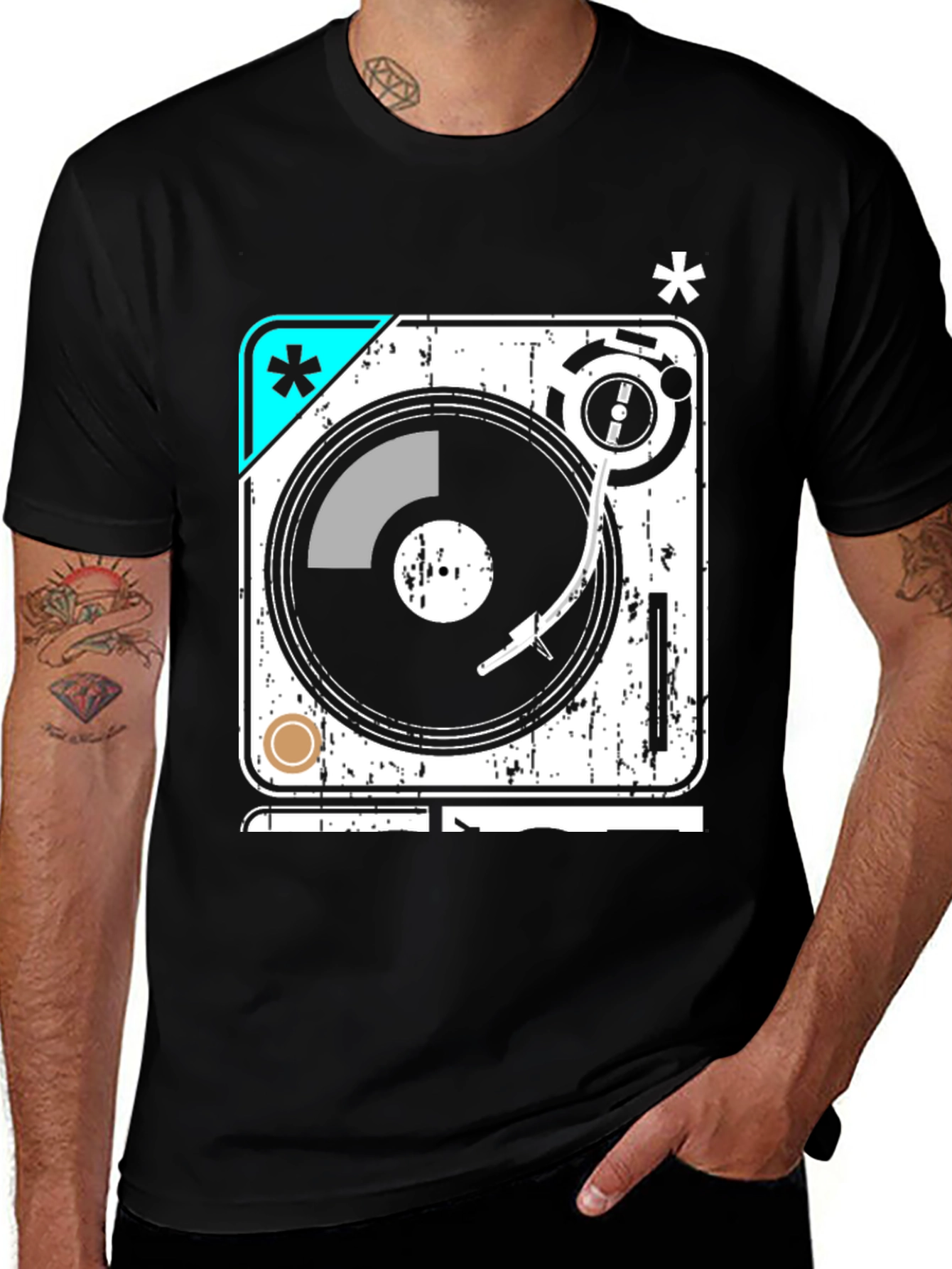 Retro Turntable Graphic Tee