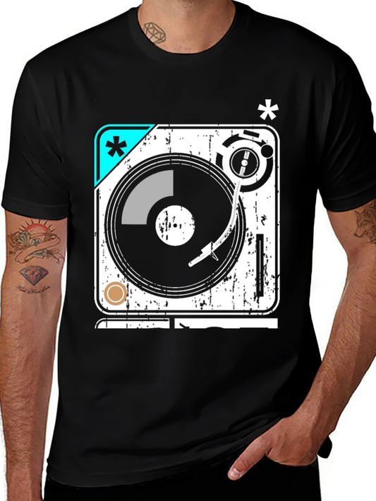 Retro Turntable Graphic Tee