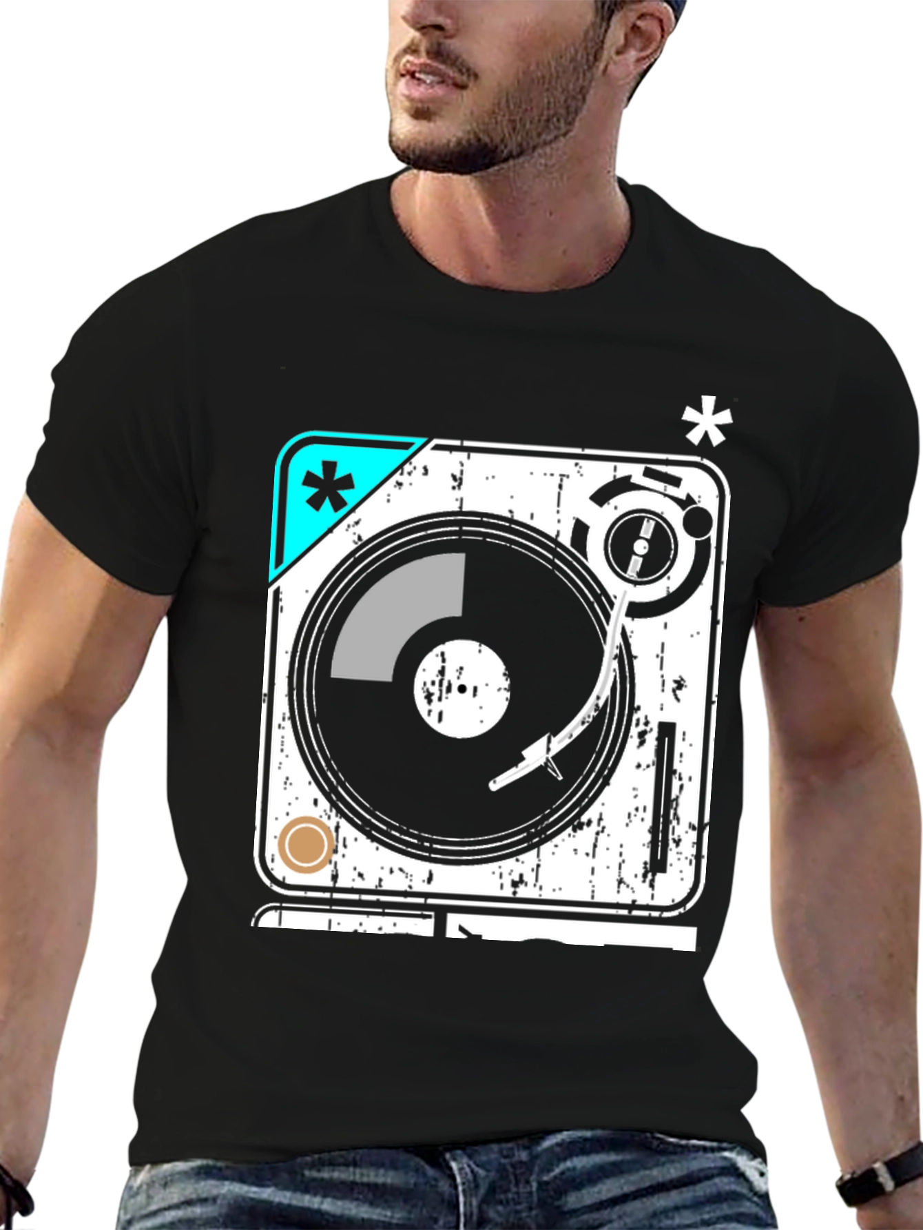 Retro Turntable Graphic Tee