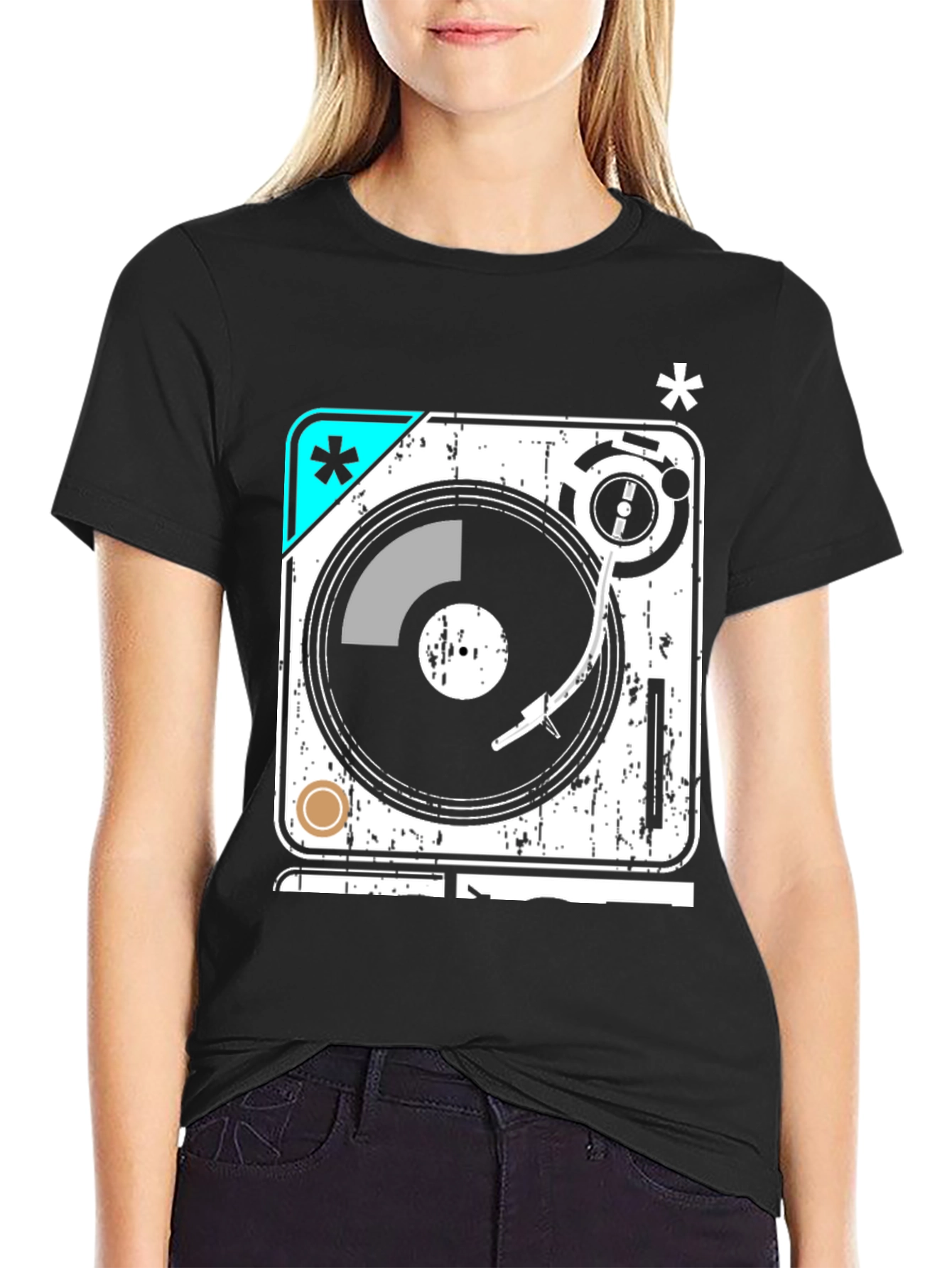 Retro Turntable Graphic Tee