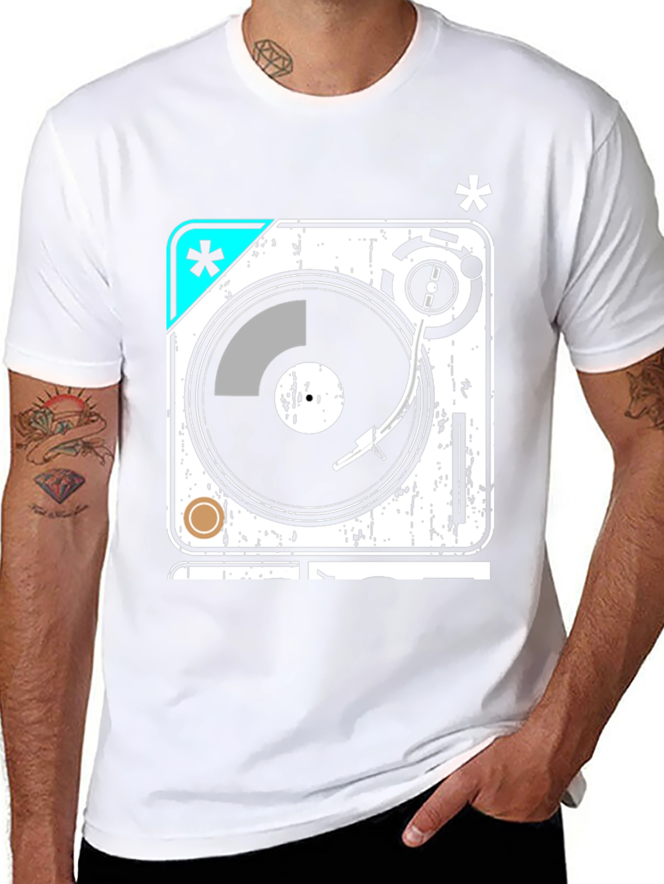 Retro Turntable Graphic Tee