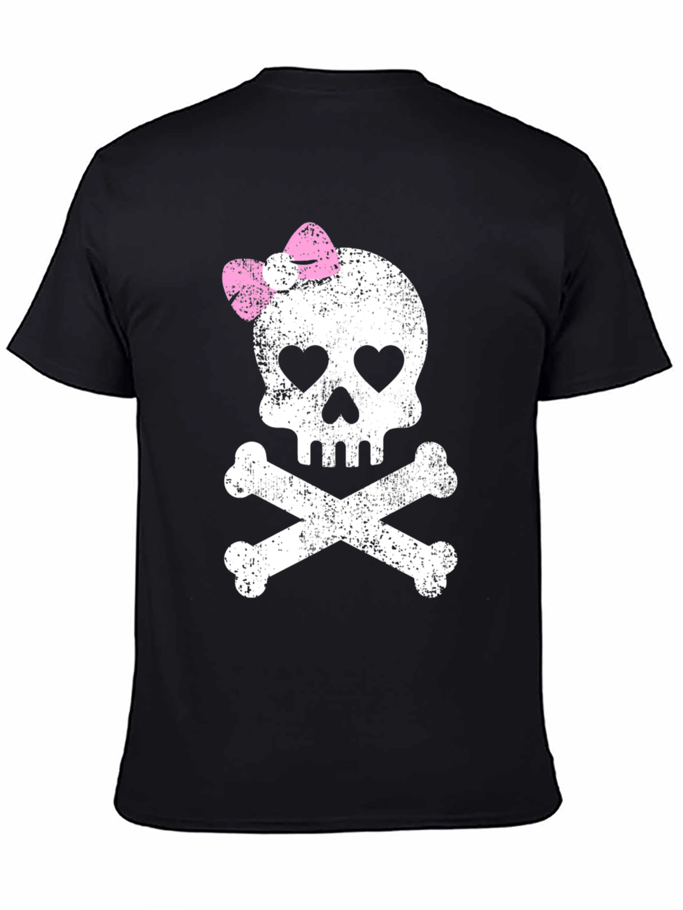 Skull & Crossbones Graphic Tee - Rocker Style