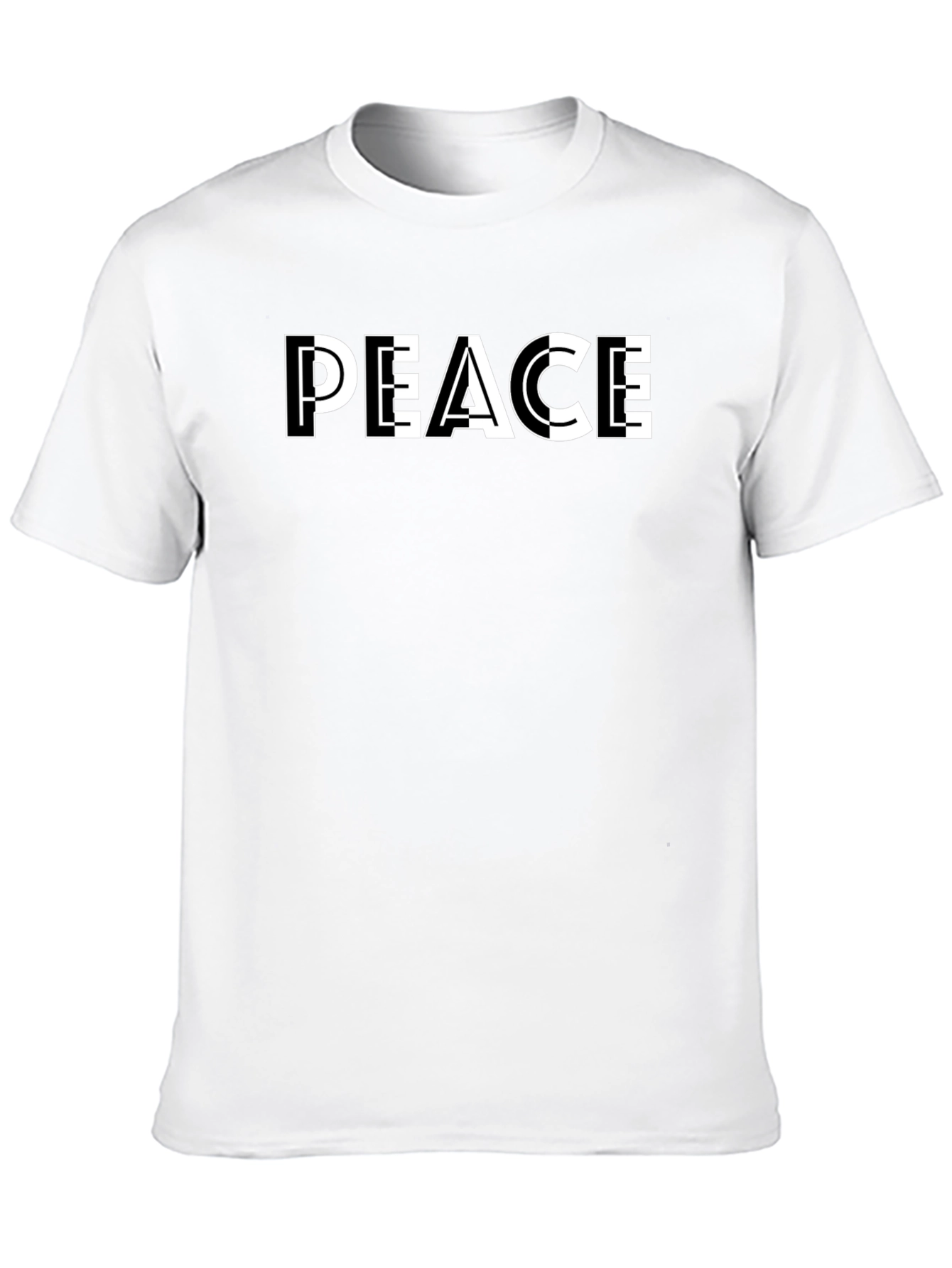Peace Graphic T-Shirt - Black