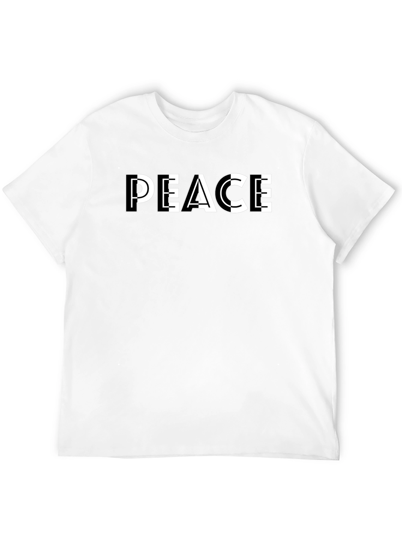 Peace Graphic T-Shirt - Black