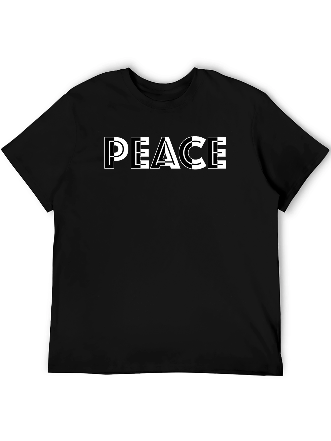 Peace Graphic T-Shirt - Black