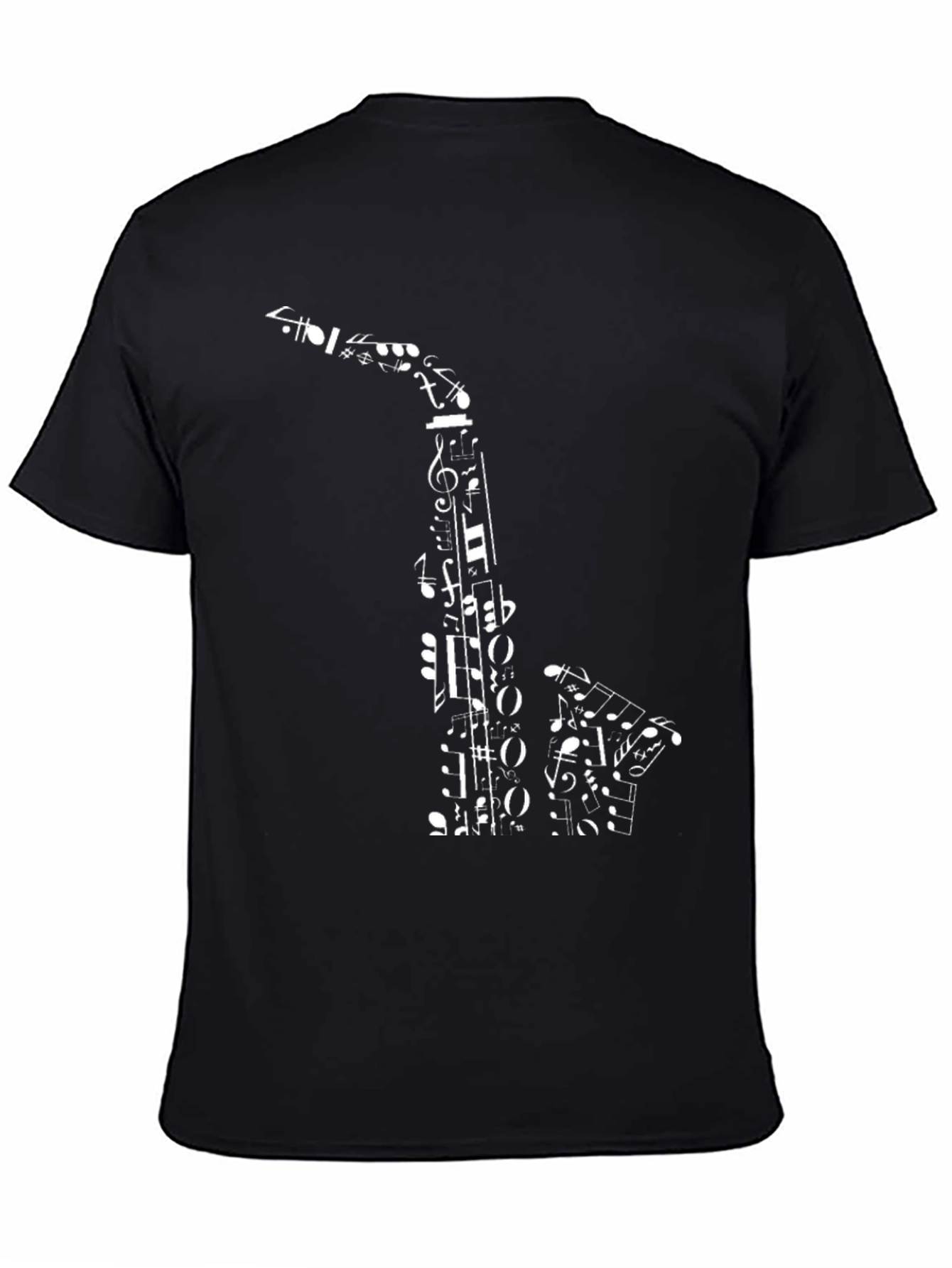 Music Notes Saxophone T-Shirt