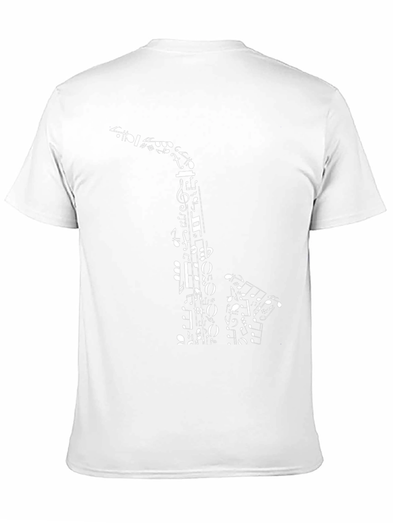 Music Notes Saxophone T-Shirt