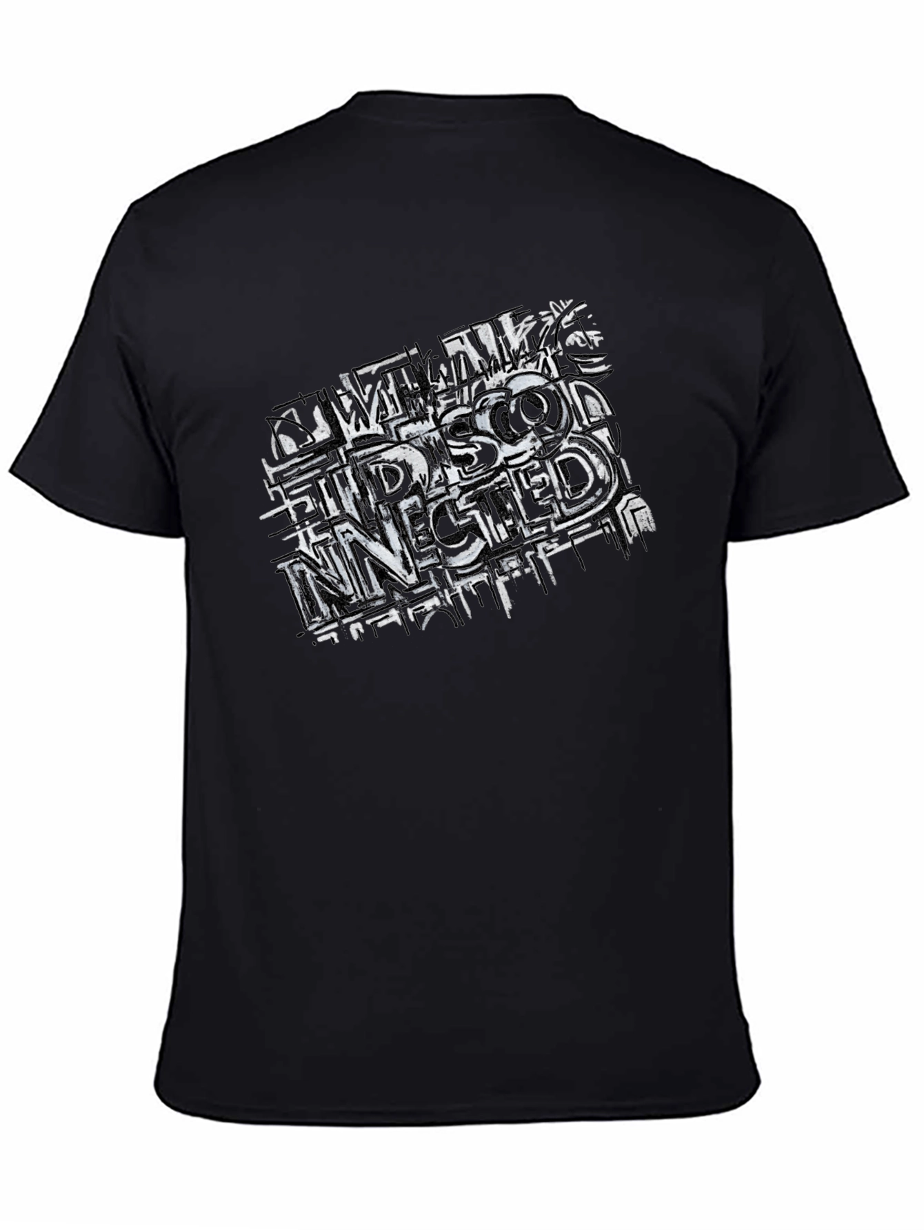 Edgy Graphic Tee - Disconnected Design