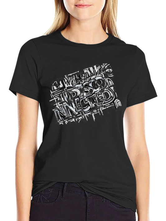 Edgy Graphic Tee - Disconnected Design