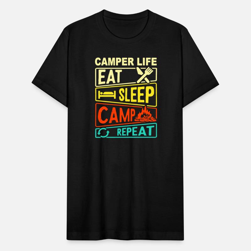 Camper Life Eat Sleep Camp Repeat